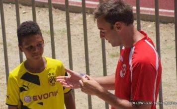 'Michele Palella wins spot to train at a Belgium football youth camp in 2016'