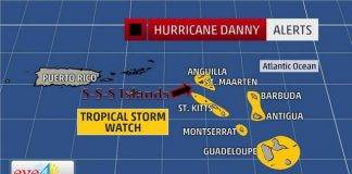 Eye4weather 5pm UPDATE: Tropical Update – Danny still weakening…