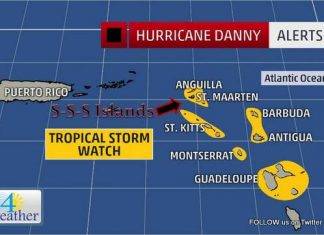 Eye4weather 5pm UPDATE: Tropical Update – Danny still weakening…