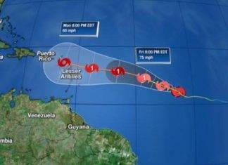 EYE4WEATHER: Tropical Storm Danny still on course…