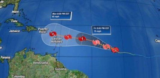 EYE4WEATHER: Tropical Storm Danny still on course…