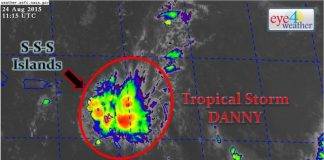EYE4WEATHER UPDATE 8:00 AM: Danny becomes a tropical depression…