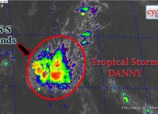 EYE4WEATHER UPDATE 8:00 AM: Danny becomes a tropical depression…