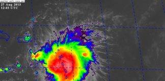 EYE4WEATHER 8:00am UPDATE: Tropical Storm Erika has NOT passed SXM as yet…