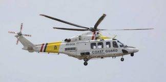 The person swam for more than 8 hours to reach land again. He is now in the hospital receiving medical care.