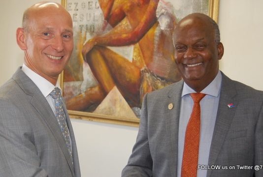 Dutch Ambassador to Cuba makes courtesy call to Minister Richardson