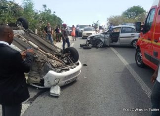 Car Accident in the area of Orient bay