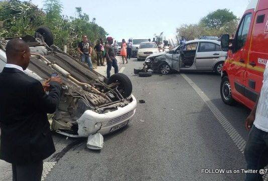 Car Accident in the area of Orient bay
