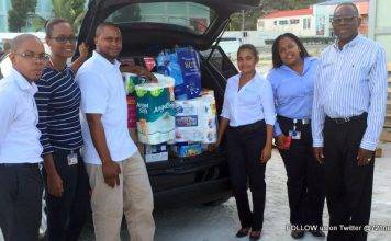 Port St. Maarten staff contributes to Dominica Relief Effort
