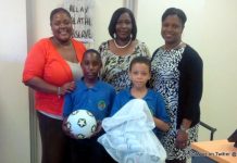 MP Leona Marlin-Romeo donates to primary schools sports equipment as part of give back to the community program