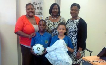 MP Leona Marlin-Romeo donates to primary schools sports equipment as part of give back to the community program