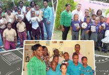 MP Leona Marlin-Romeo donates to primary schools sports equipment as part of give back to the community program