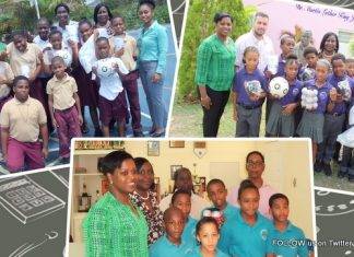 MP Leona Marlin-Romeo donates to primary schools sports equipment as part of give back to the community program