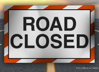 No through traffic from Dutch Quarter to Madame Estate on October 24