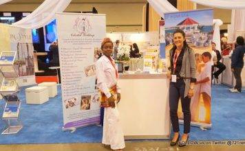 Celestial Weddings represented St. Maarten/St. Martin at Bridal Expo in Canada
