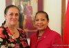 Minister Plenipotentiary Fleming-Artsen meets with Cft Sint Maarten Rep Maria Sliujs-Plantz