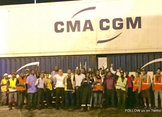 Port St. Maarten’s Mobile Gottwald Crane Largest in the North Eastern Caribbean Operational