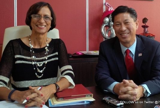 The Democratic Party persists in challenging the decree of the ousted UP/Gumbs cabinet.