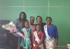 Queen Trinity,of the Little Miss St.Martin Pageant 2015 and Director Ms. Nzinga Lake paid a courtesy visit to Minister Mrs. Bourne-Gumbs