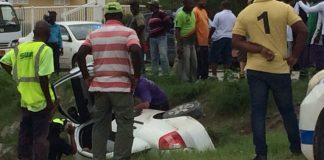 Traffic accident on Soualiga Boulevard