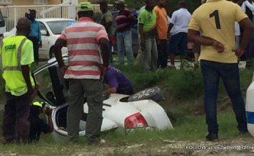 Traffic accident on Soualiga Boulevard