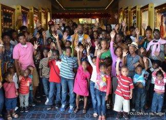 Lions takes over 55 children to the Movies