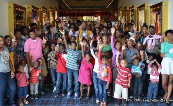 Lions takes over 55 children to the Movies