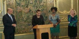 Minister Plenipotentiary Fleming-Artsen co-host reception about SIDS in connection with 38th UNESCO General Conference