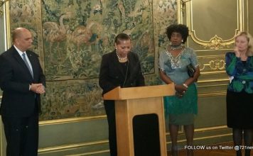 Minister Plenipotentiary Fleming-Artsen co-host reception about SIDS in connection with 38th UNESCO General Conference