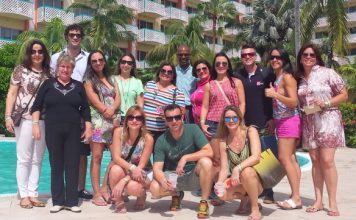 Brazilian tour group visiting as a result of Minister Sams working visit to ABAV tradeshow