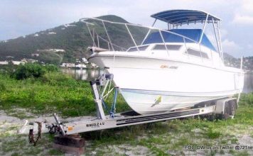 Owner of abandoned boat requested to remove it immediately from the Ring Road