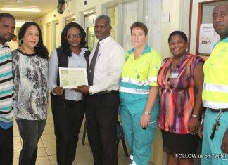 Ambulance Department 912 Dispatcher Huggins and responding Ambulance Team praised for saving the life of Greenaway Baby