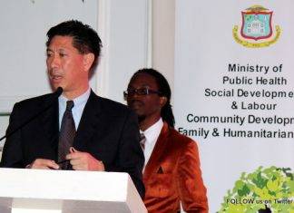 Minister Emil Lee addresses Women’s Desk on impact of media on violence.