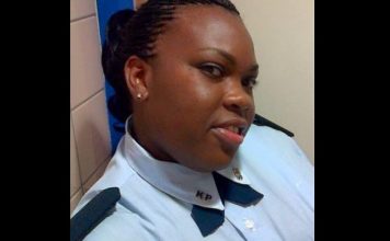 Police Officer Moceda Egen died over the weekend from natural causes