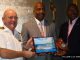 Minister Sams and Port officials welcome P&O Cruises New Flag Ship Britannia to St. Maarten