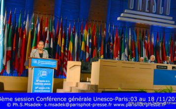Minister Plenipotentiary Fleming-Artsen makes National Statement at 38th UNESCO General Conference