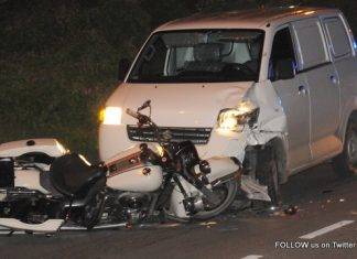 *** UPDATE: POLICE REPORT *** Police officer seriously injured in traffic accident. {*VIDEO*}