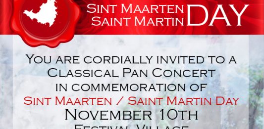 The General Public is invited to a classical pan concert on the Eve of Sint Maarten/ Saint Martin's Day.