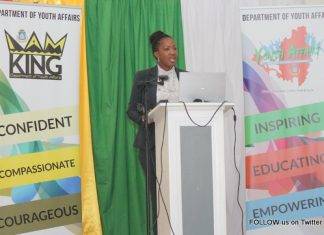 Minister of Youth Affairs addresses students at Rights of the Child 2015 Opening Ceremony
