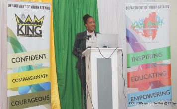 Minister of Youth Affairs addresses students at Rights of the Child 2015 Opening Ceremony