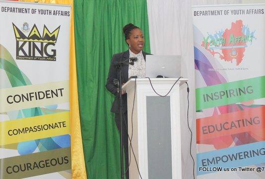 Minister of Youth Affairs addresses students at Rights of the Child 2015 Opening Ceremony