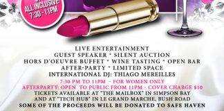 "V", an exclusively All-Women's Event!!
