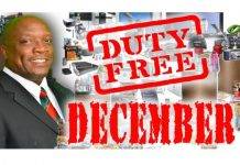 Prime Minister of St. Kitts and Nevis Harris Announces DUTY FREE Allowances for December