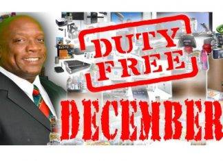 Prime Minister of St. Kitts and Nevis Harris Announces DUTY FREE Allowances for December