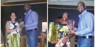 St. Maarten Tourist Bureau honors 2 retirees