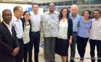 St. Martin’s Lasana Sekou speaks on racist images in Caribbean tourism promotion at Costa Rica’s International Symposium