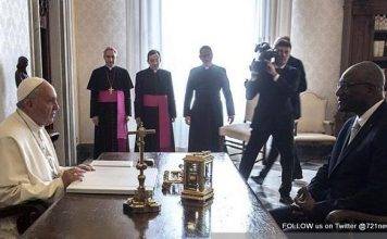 Governor-General of Antigua and Barbuda, Sir Rodney Williams visit Holy Father, Pope Francis