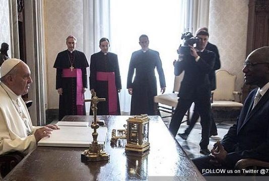 Governor-General of Antigua and Barbuda, Sir Rodney Williams visit Holy Father, Pope Francis
