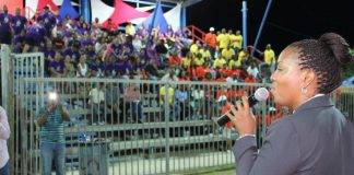 Minister of Sports Silveria Jacobs opens NV GEBE Corporate Games