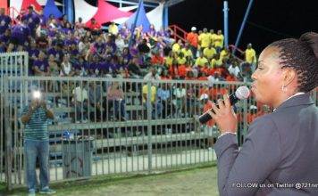 Minister of Sports Silveria Jacobs opens NV GEBE Corporate Games